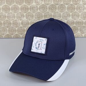 New Mens Fitted PGA TOUR Swinging Golfer Cap Hat Size ((S/M))